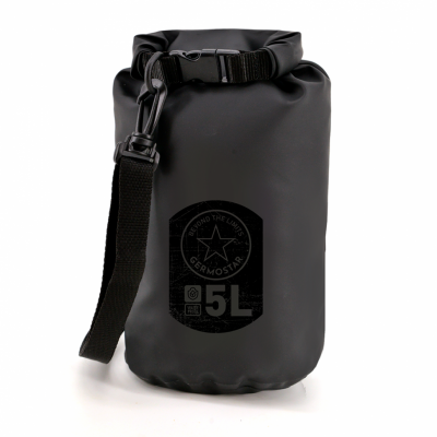 Гермомешок 5л ПВХ на текстильной основе  Черный