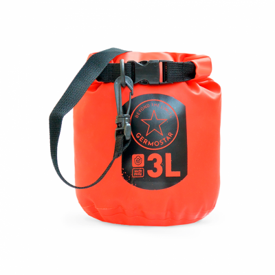 Гермомешок 3л ПВХ на текстильной основе Красный