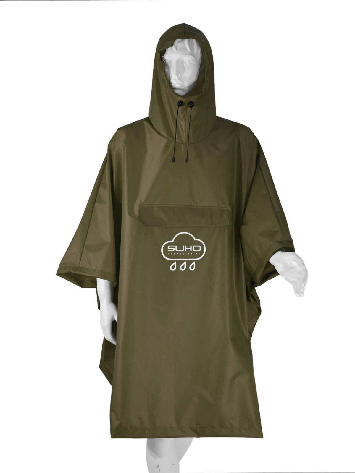 Дождевик-пончо SUHO хаки