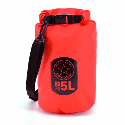 Гермомешок 5л ПВХ на текстильной основе  Красный